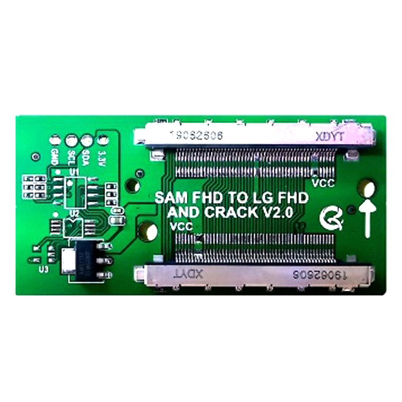 CLZ192 LCD PANEL FLEXİ REPAİR KART HD LVDS TO LVDS SAM FHD İN LG FHD OUT QK0812A (4172)