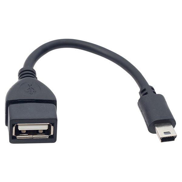 CLZ192 USB MİNİ 5P OTG DATA KABLOSU 15 CM (4172)