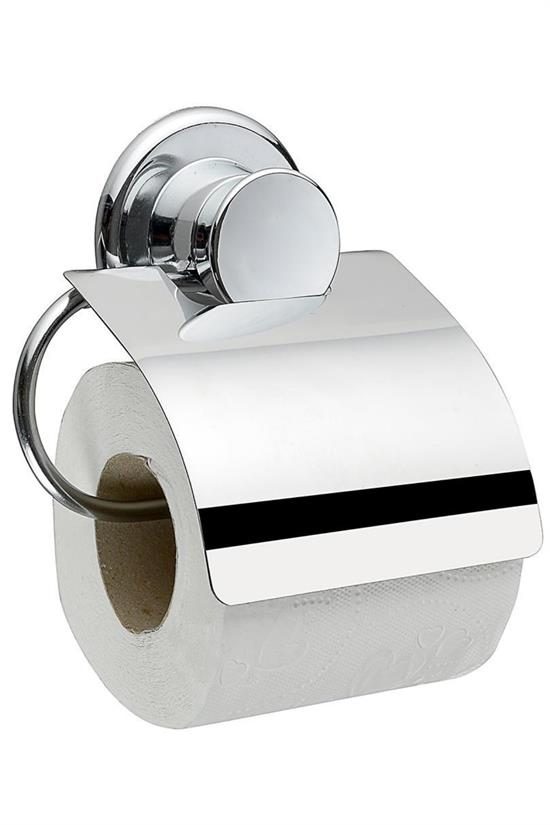 CLZ192 Yapışkanlı Metal Kapaklı Tuvalet Kağıtlık (4172)