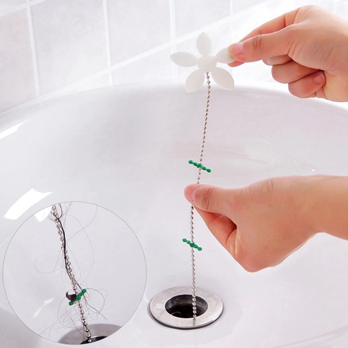 CLZ192 Pratik Banyo Küvet Lavabo Gideri Tıkanma Önleyici Plastik Aparat (4172)