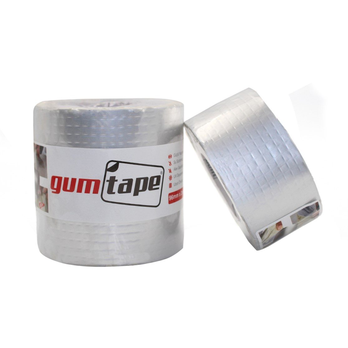 CLZ192 Gum tape Sakız Bant 48 mm x 2 metre Alüminyum Tamir Bandı (4172)