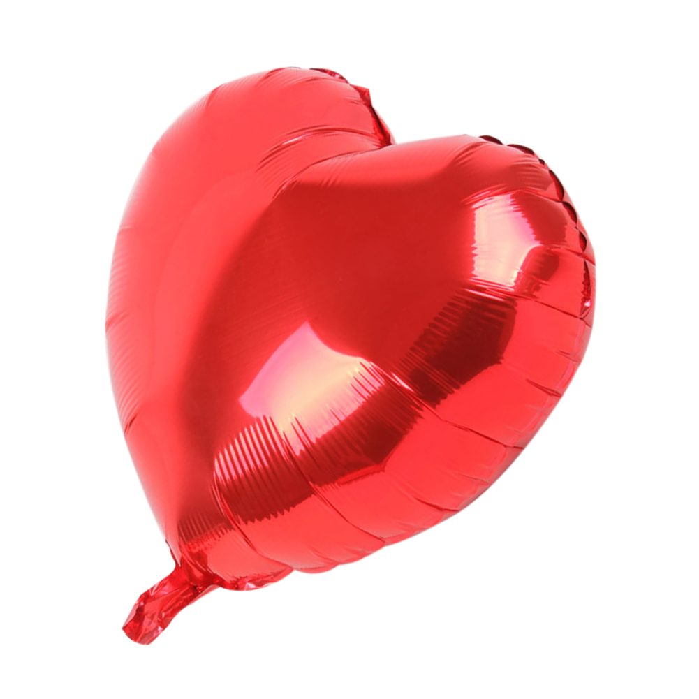 CLZ192 Kalp Balon Folyo Kırmızı 45 cm 18 inç (4172)