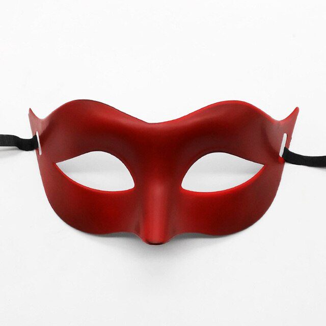 CLZ192 Kırmızı Renk Masquerade Kostüm Partisi Venedik Balo Maskesi (4172)
