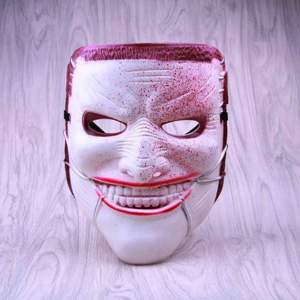CLZ192 Reçine Ölüm Joker Maskesi Kanlı 23x18 Cm (4172)