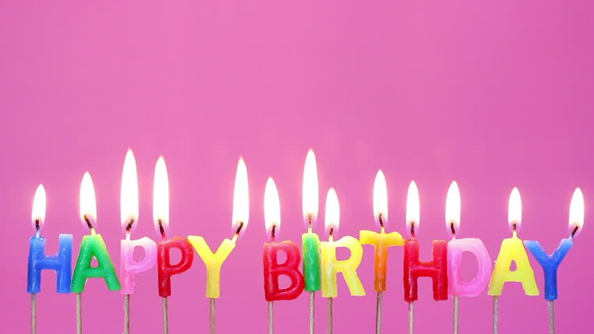 CLZ192 Rengarenk Happy Birthday Yazılabilen Doğum Günü Mumu (4172)