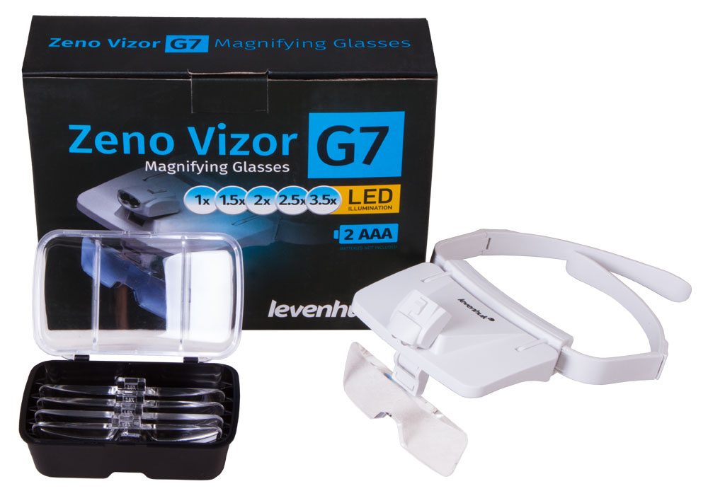 CLZ192 Levenhuk Zeno Vizor G7 Büyüteçli Gözlükler (4172)
