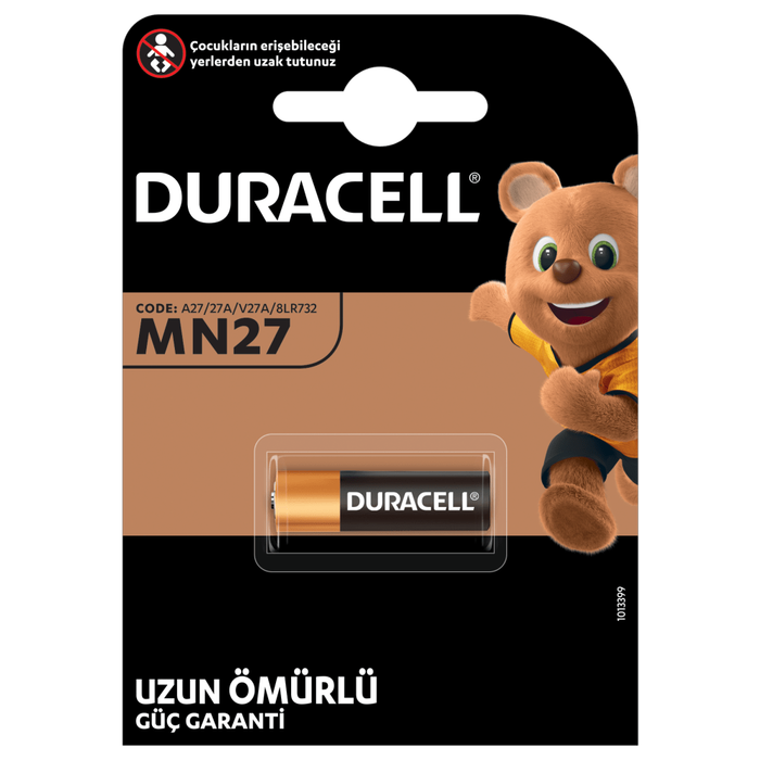 CLZ192 Duracell Mn27/27A Pil 1&apos;li (4172)