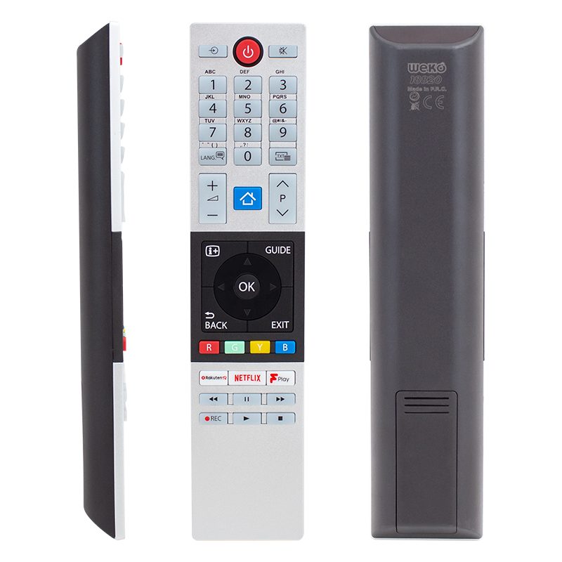 CLZ192 TOSHIBA CT-8533 NETFLIX-PLAY-RAKUTEN TV TUŞLU LCD-LED TV KUMANDA (4172)