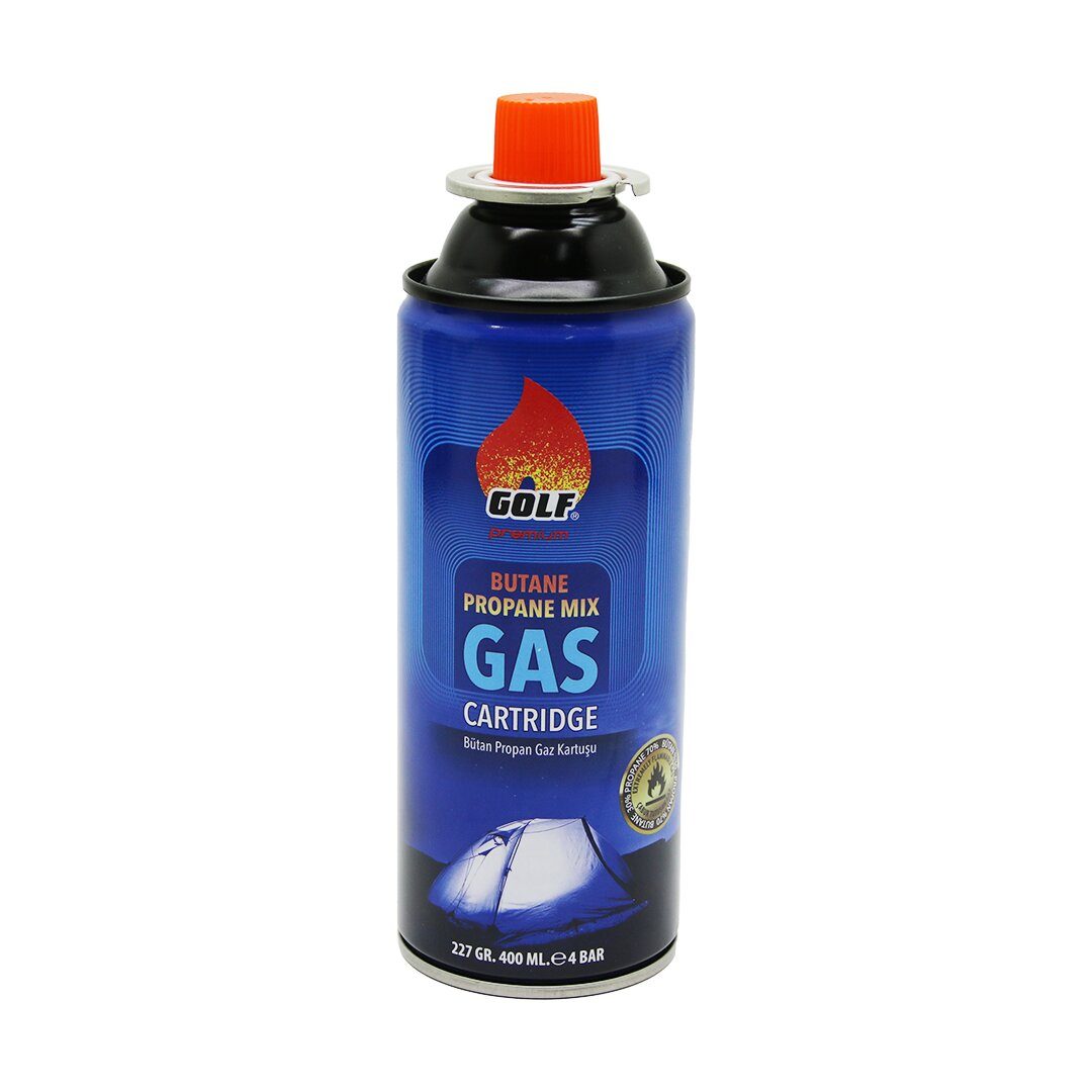CLZ192 GOLF GAS PREMİUM BUTANE PROPANE MIX UZUN GAZ KARTUŞU 227GR/400ML (4172)