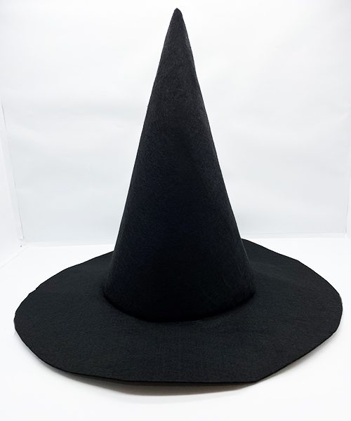 CLZ192 Siyah Renk Keçe Cadı Şapkası 35x38 cm (4172)