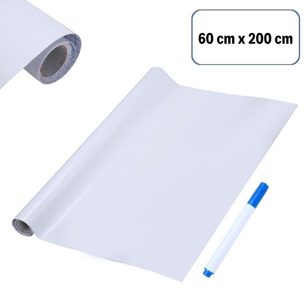 CLZ192 Silinebilir Kalemli Sticker  Duvara Yapışabilen Yazı Tahtası 60x200 cm (4172)