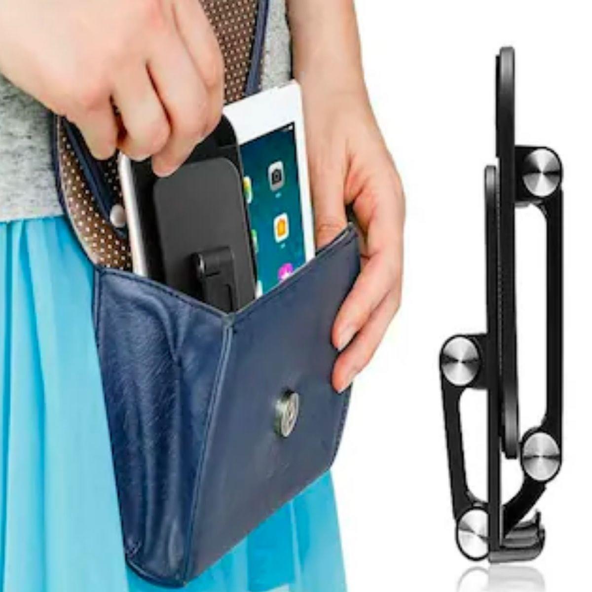 CLZ192 Plastik Ayarlanabilir Kaydırmaz Taban Telefon Tablet Standı (4172)
