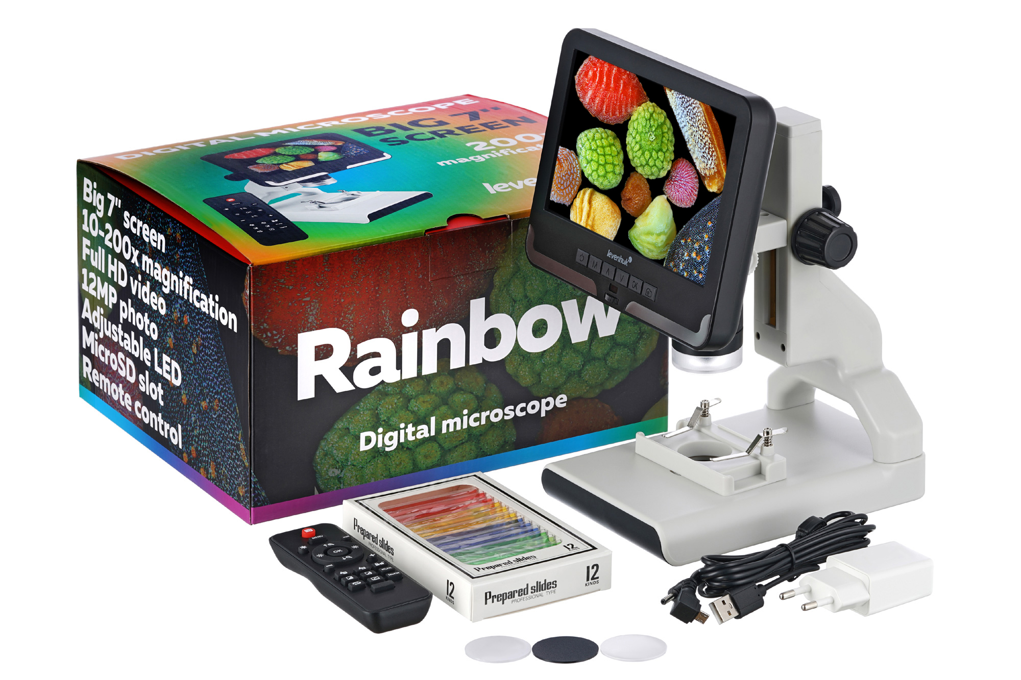 CLZ192 Levenhuk Rainbow DM700 LCD Dijital Mikroskop (4172)