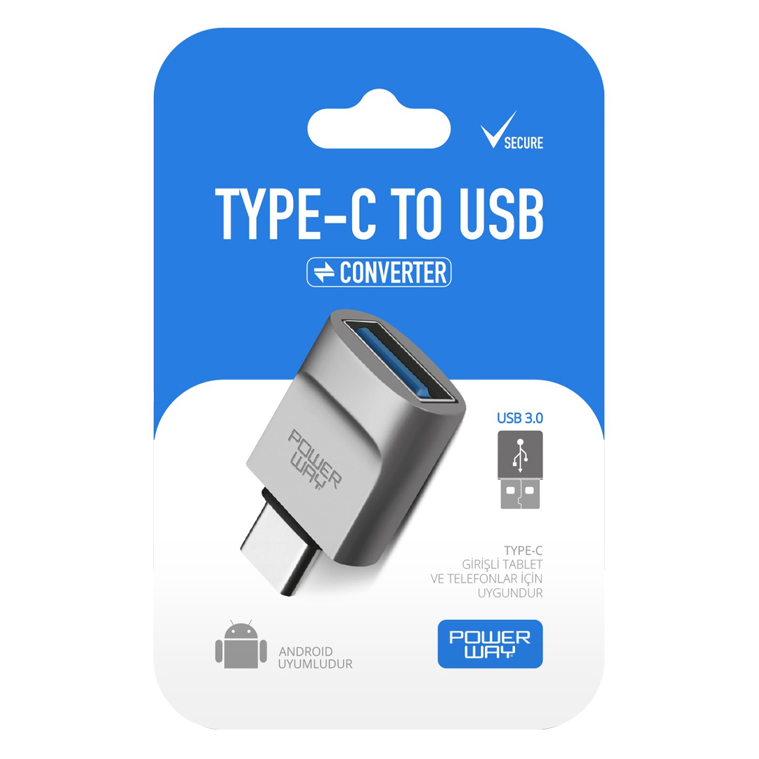 CLZ192 TYPE-C TO USB OTG ÇEVİRİCİ (4172)