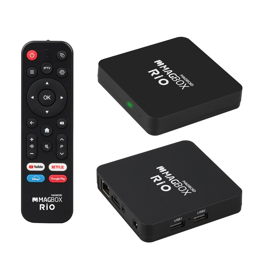 CLZ192 MAGBOX MAGROID RIO 2 GB RAM 32 GB HDD 4K ULTRA HD ANDROID BOX (ANDROID 10) (4172)