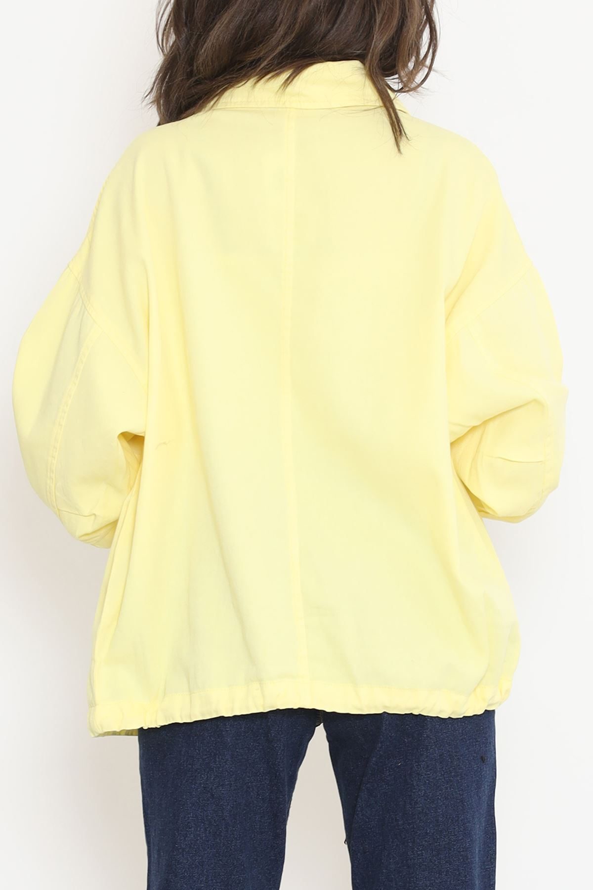 CLZ275 Oversize Ceket Sarı