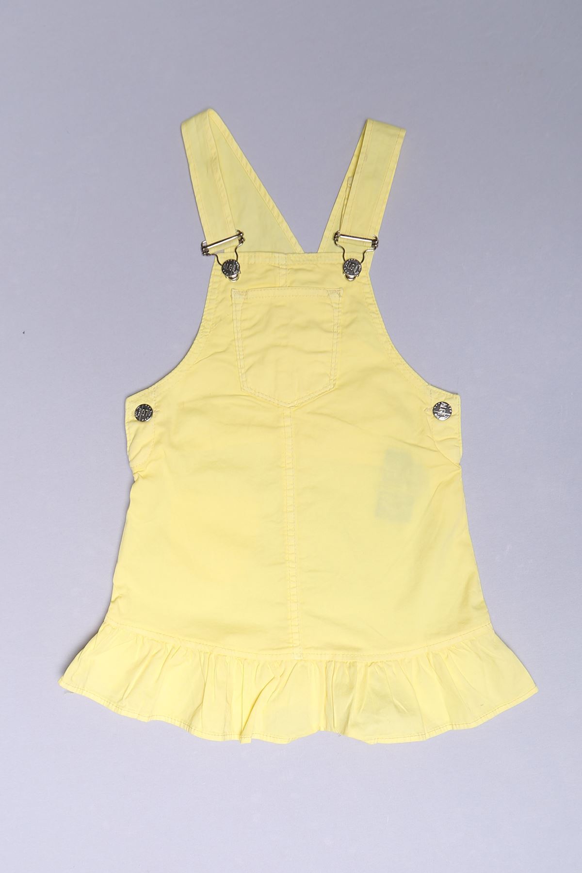 CLZ275 3-7 Yaş Çocuk Elbise Sarı