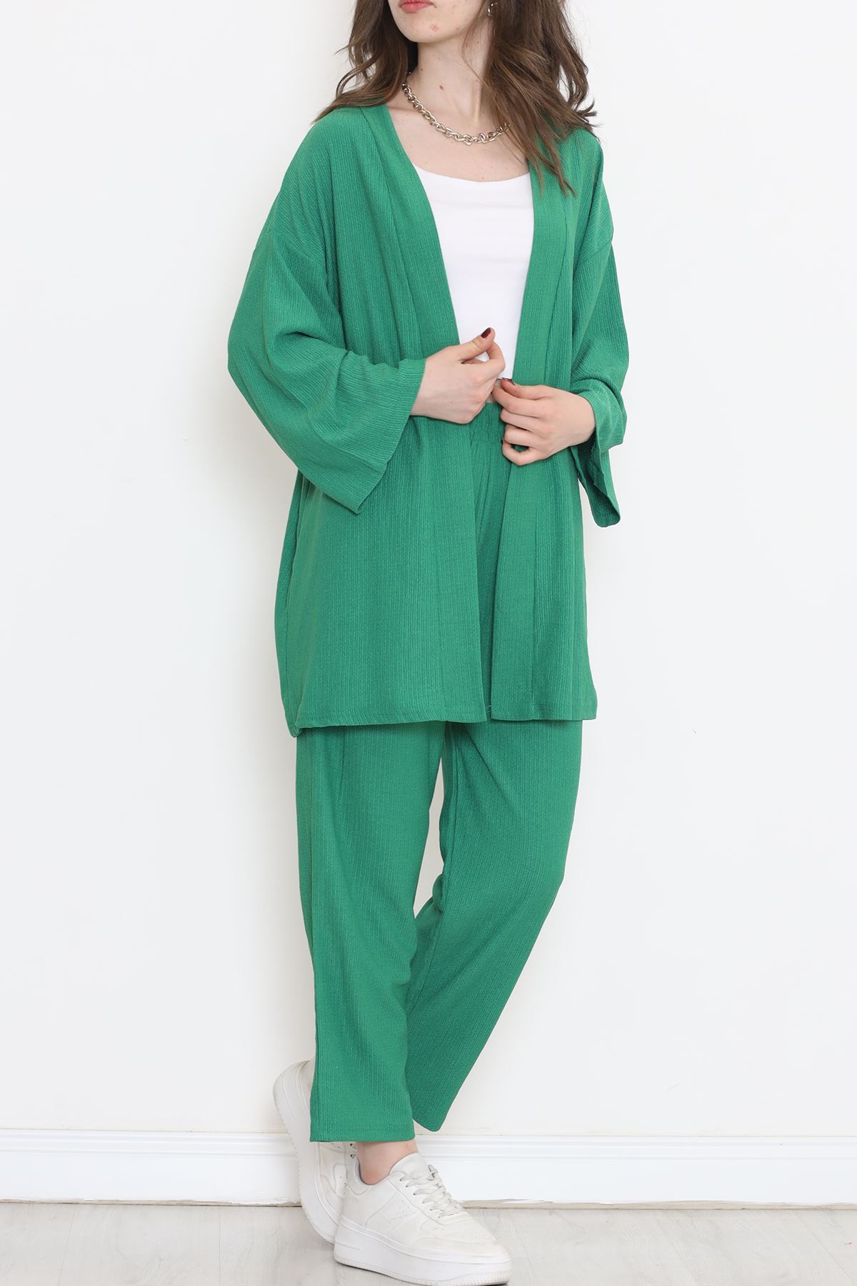 CLZ275 Kimono Takım Yeşil