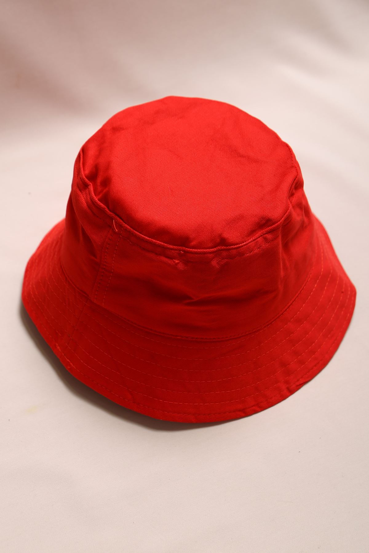 CLZ275 Bucket Balıkçı Şapka Kırmızı