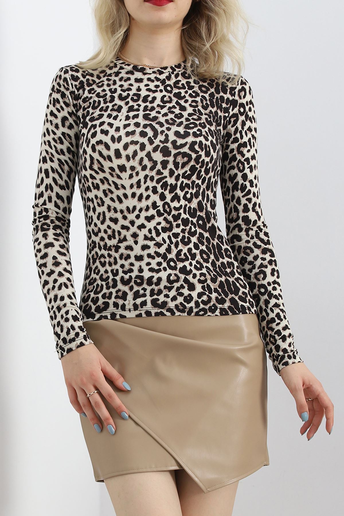 Desenli Body Leopar