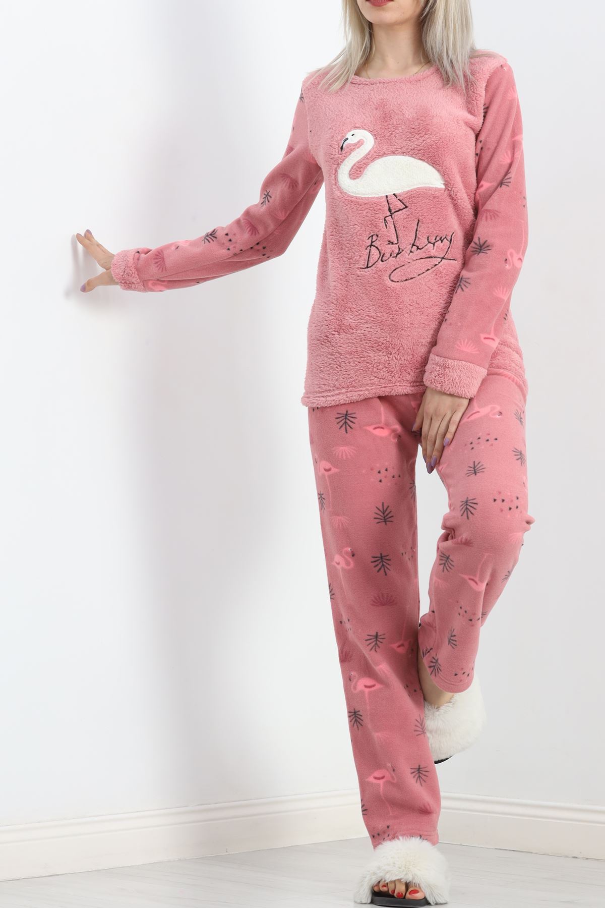 Polar Pijama Takımı Pembe2