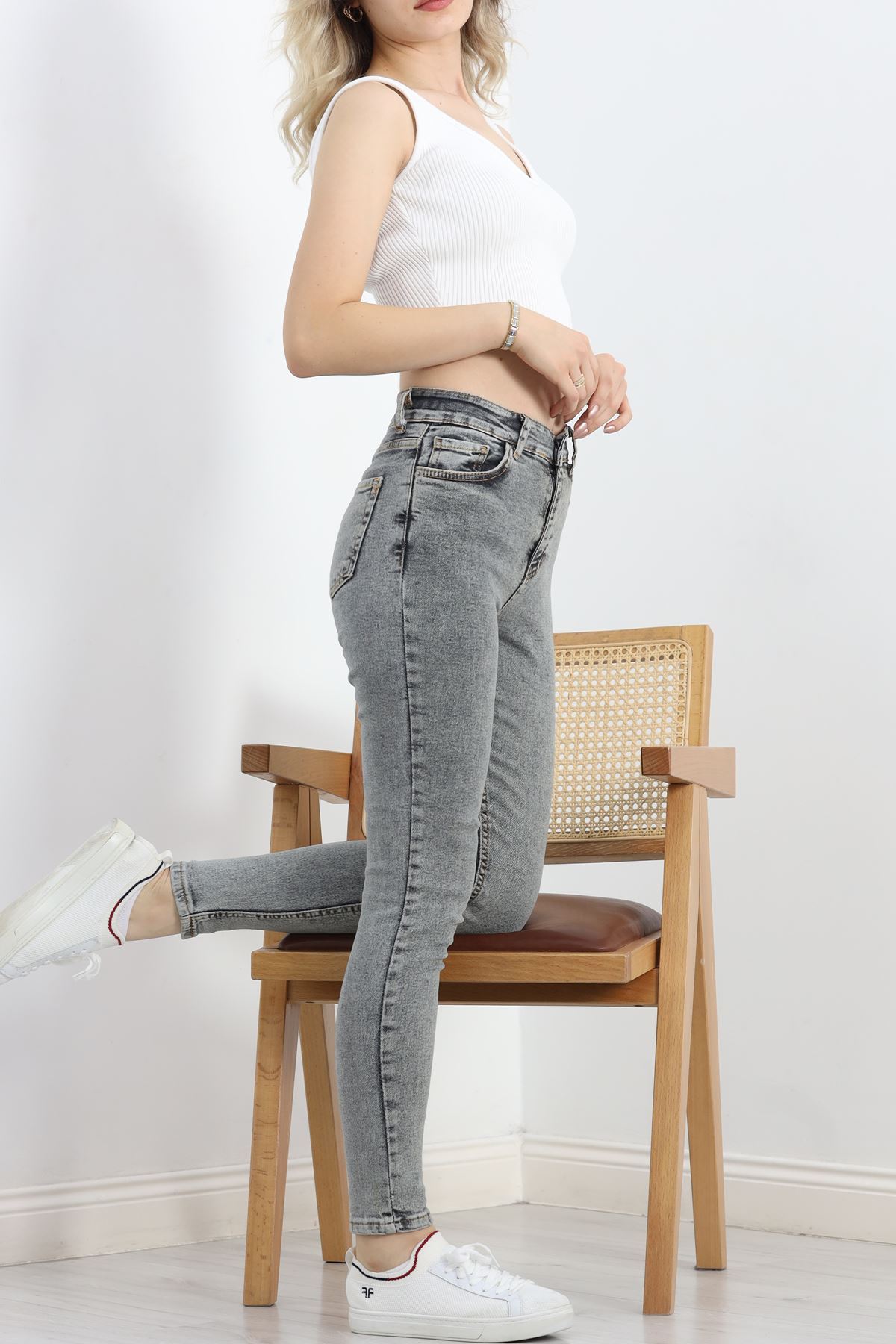 Mom Boyfriend Jeans Füme