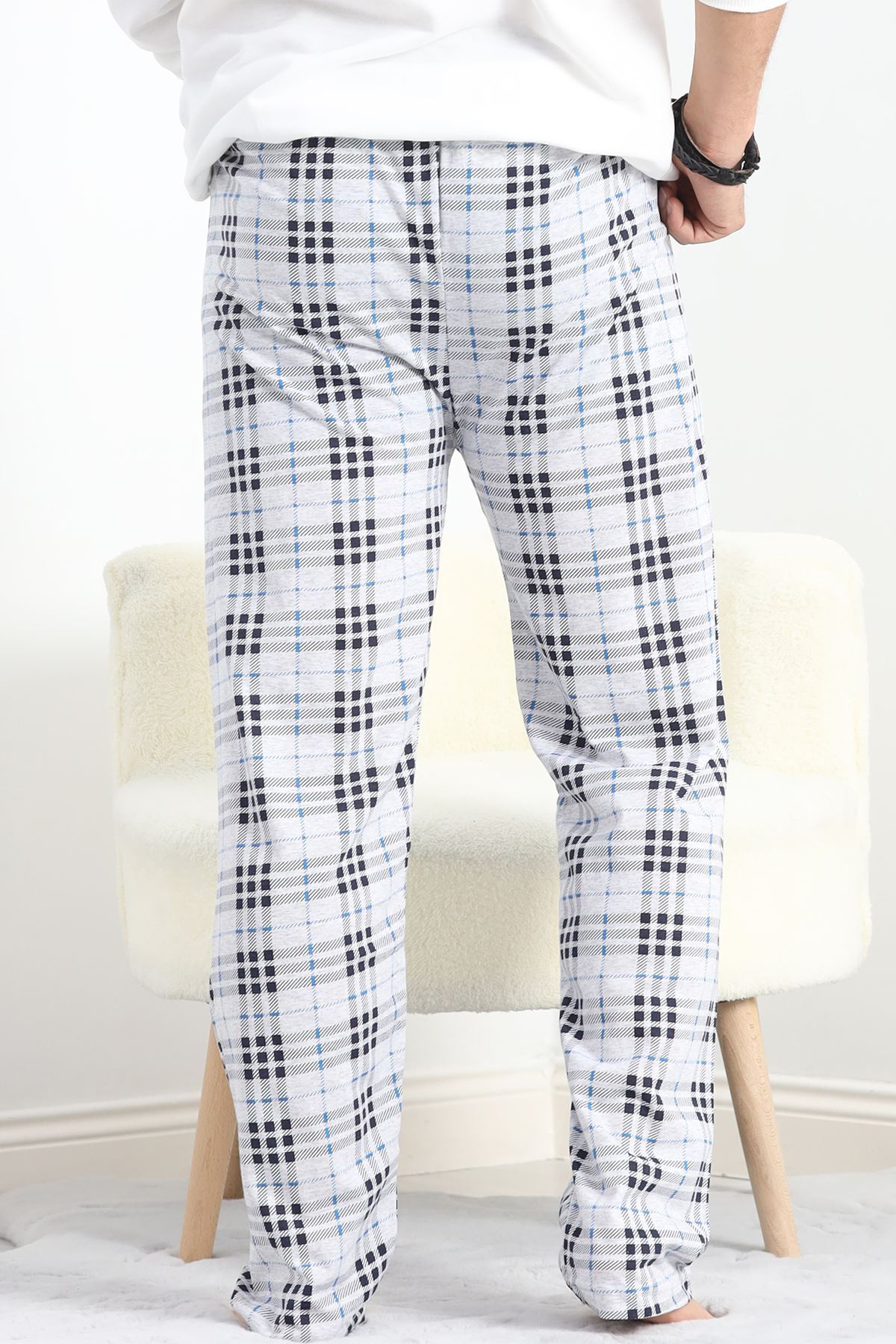 Unisex Pijama Altı Griçizgili