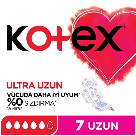CLZ193 Kotex Ultra Single Uzun Ped 7 Adet