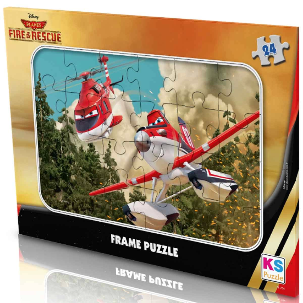 CLZ193 Nessiworld Planes 24 Parça Frame Puzzle