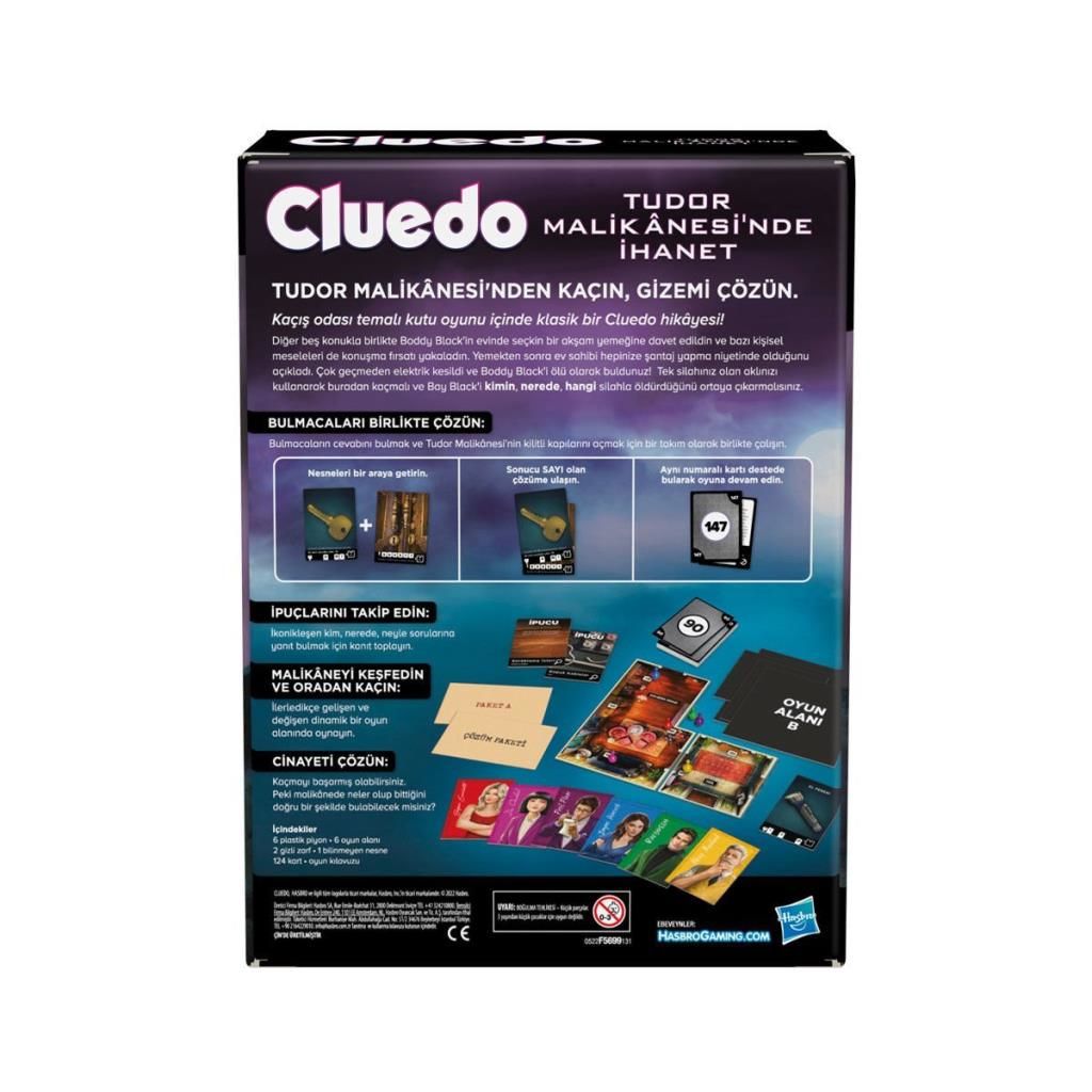 CLZ193 F5699 Hasbro Gaming - Cluedo Escape +10 yaş