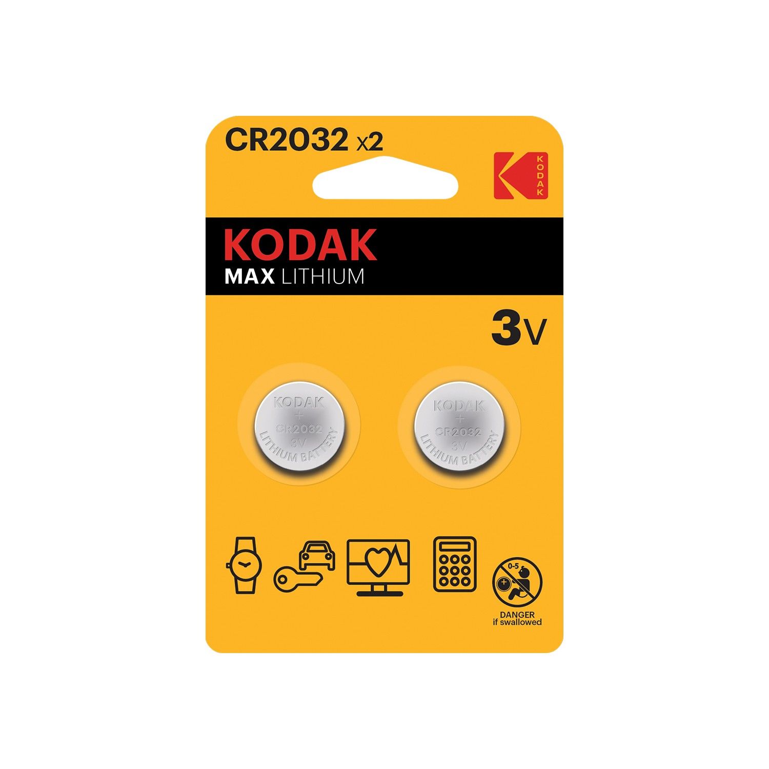 CLZ193 Kodak CR2032 Lityum Para Pil 2li