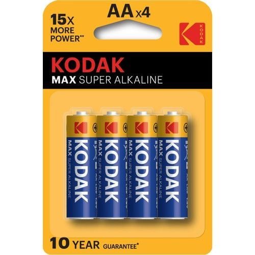 CLZ193 Kodak Max Süper Alkalin Kalem Pil 4lü AA