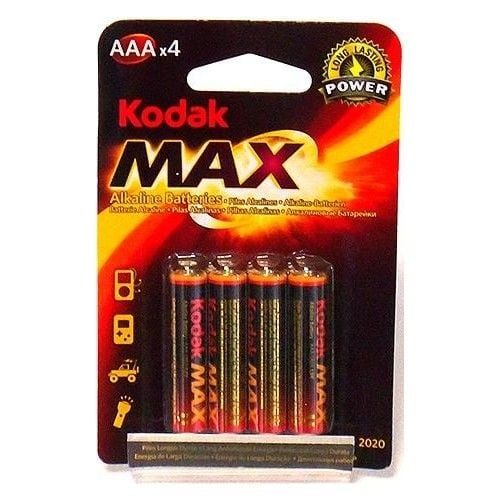 CLZ193 Kodak Max Süper Alkalin İnce Kalem Pil 4lü AAA