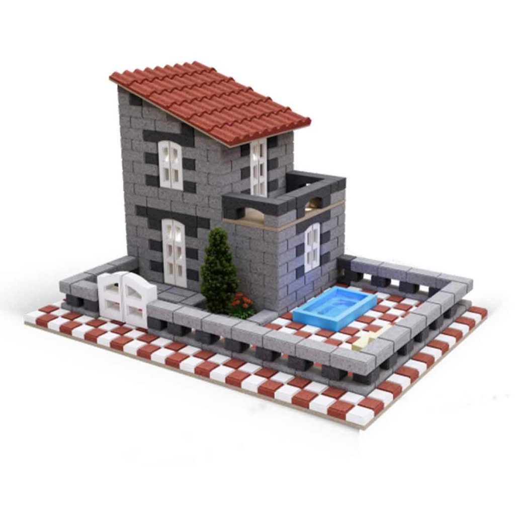 CLZ193 Nessiworld Eshel Minyatür Kitler Çift Katlı Yazlık Villa
