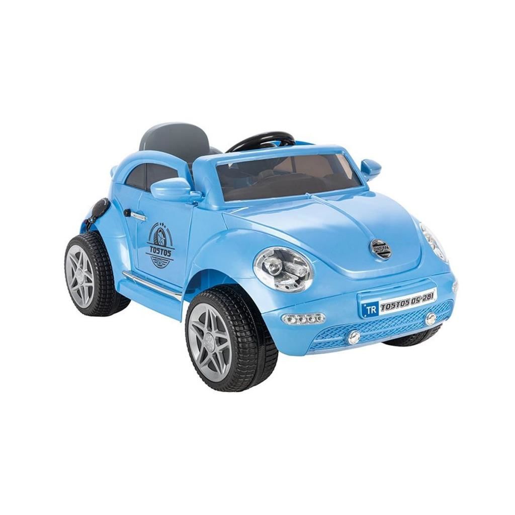 CLZ193 05 281 , Tostos 12V Kumandalı Akülü Araba Metalik Mavi +3 yaş Özel Fiyatlı Ürün