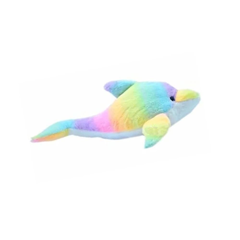 CLZ193 62860 50CM Renkli Yunus Balığı Peluş Oyuncak