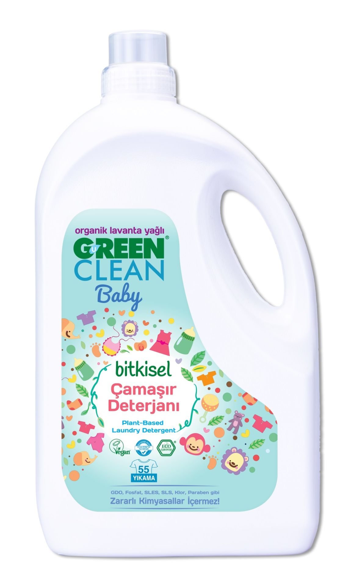 CLZ193 Green Clean Bitkisel Çamaşır Deterjanı 2750ml