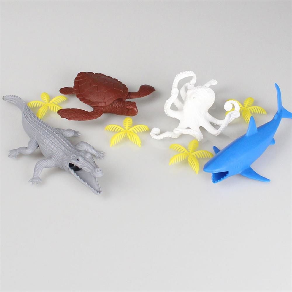 CLZ193 720 Toy Play 6 Parça Deniz Canlıları Figür Seti 10-20 cm