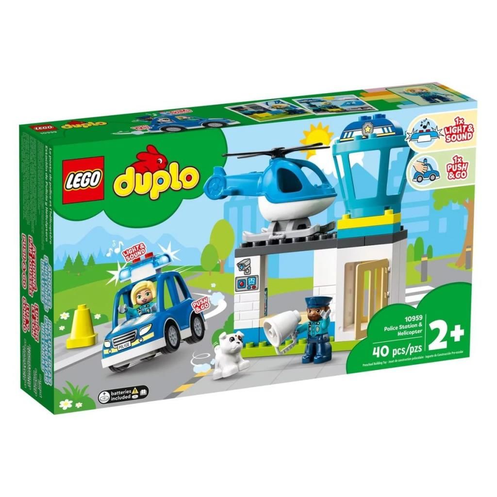 CLZ193 10959 Lego Duplo Polis Merkezi ve Helikopter 40 parça +2 yaş