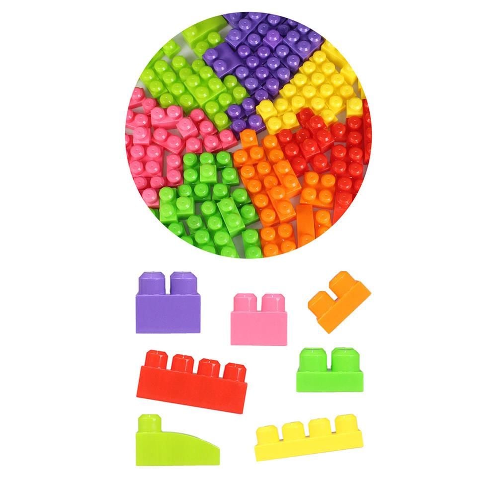 CLZ193 Play Blox Yapı Oyuncakları 56 Parça Çantalı Parlak Renkler Mega Blok Seti 2892