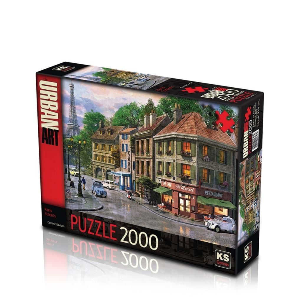 CLZ193 11307 Paris Sokakları 2000 Parça Puzzle -KS Puzzle