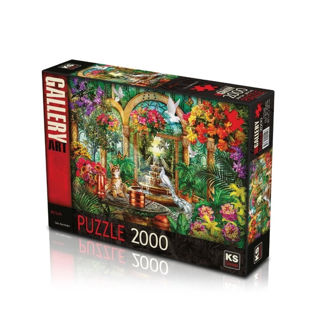 CLZ193 22510 Avlu - Atrium 2000 Parça Puzzle -KS Puzzle