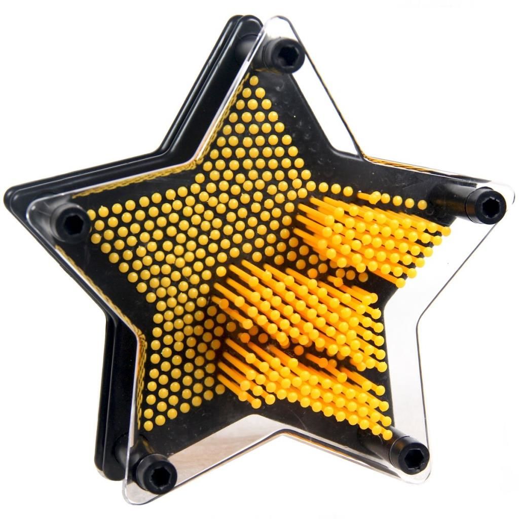 CLZ193 Nessiworld Pinart 3D Yıldız Çivili Tablo 13,5 cm