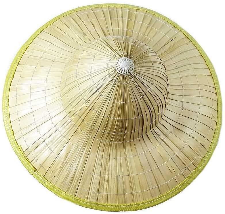 CLZ193 Naturel Renk Hasır Malzeme Bali Şapkası 42x35 cm