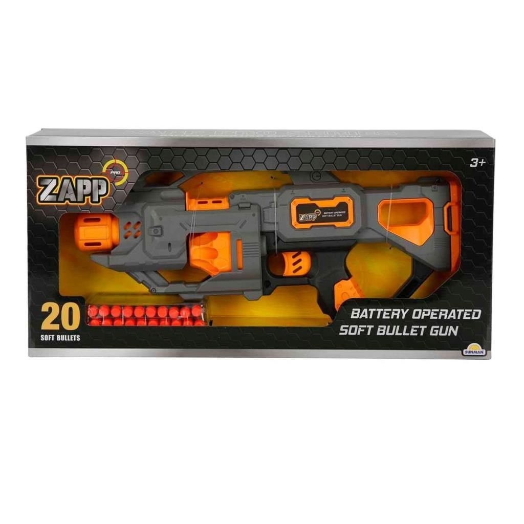CLZ193 4575 Zapp Toys 20 Mermili Sünger Dart Atan Silah 45 cm -Sunman