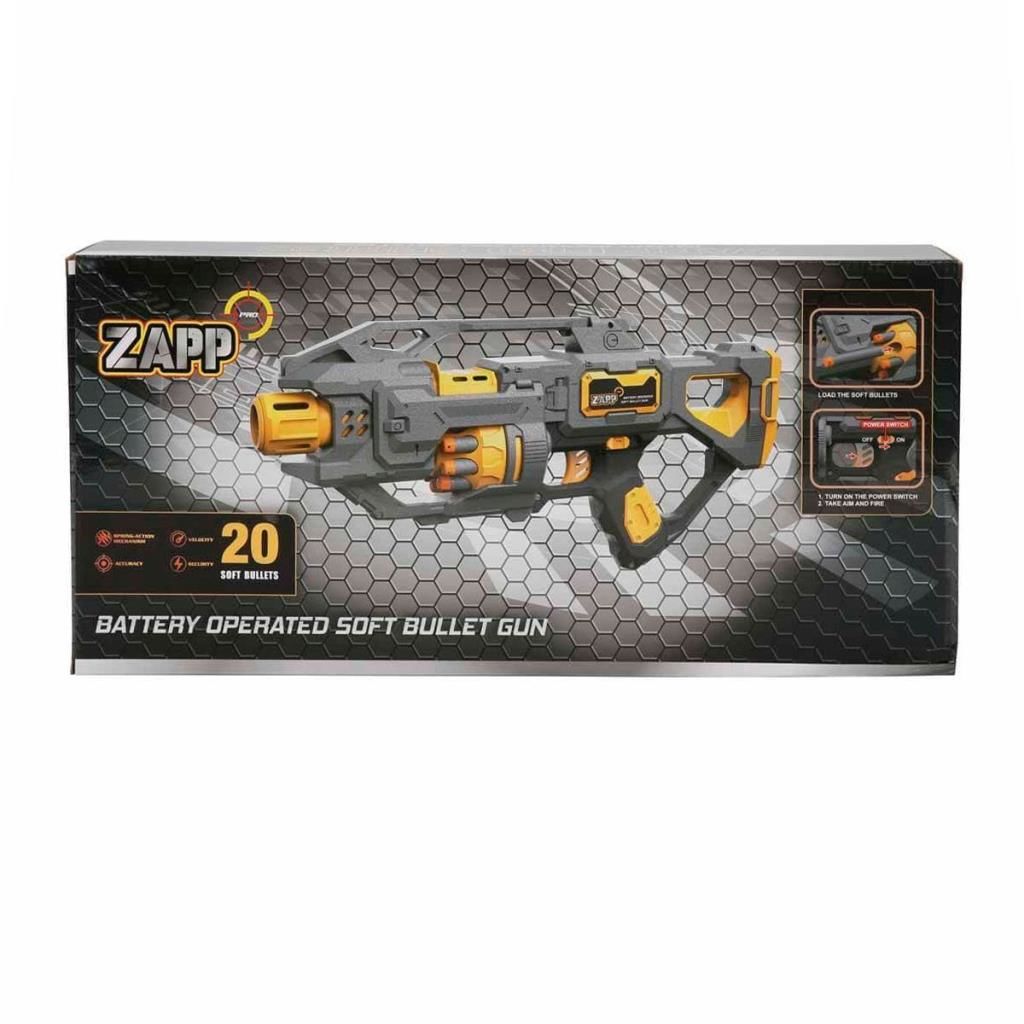 CLZ193 4575 Zapp Toys 20 Mermili Sünger Dart Atan Silah 45 cm -Sunman