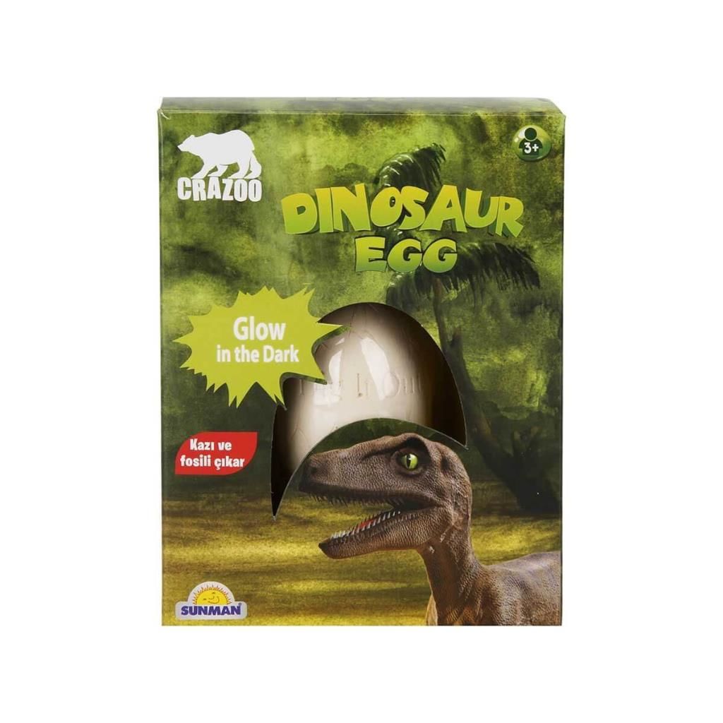 CLZ193 Nessiworld Karanlıkta Parlayan Dinozor Yumurtası Kazı Seti