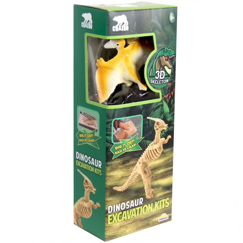 CLZ193 Nessiworld 3D Dinozor İskeleti Fosil Kazı Seti
