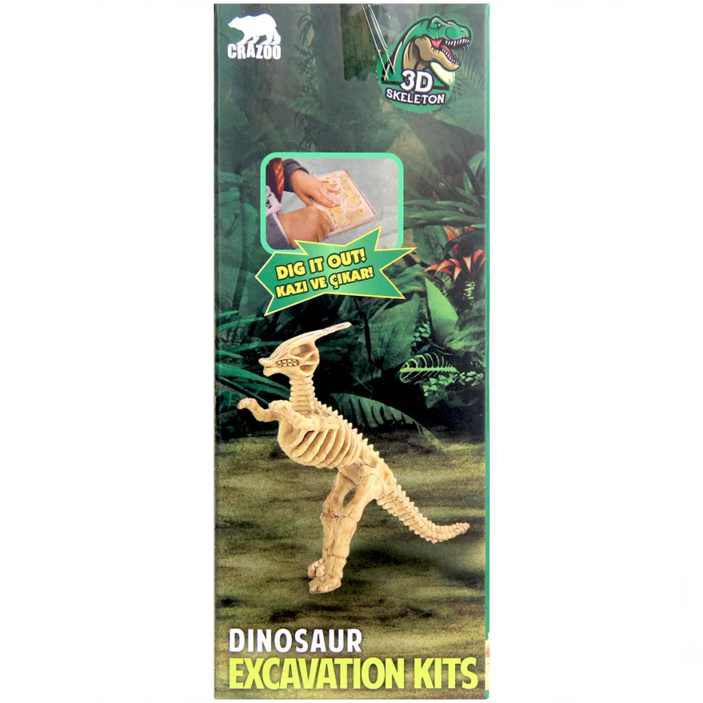 CLZ193 Nessiworld 3D Dinozor İskeleti Fosil Kazı Seti