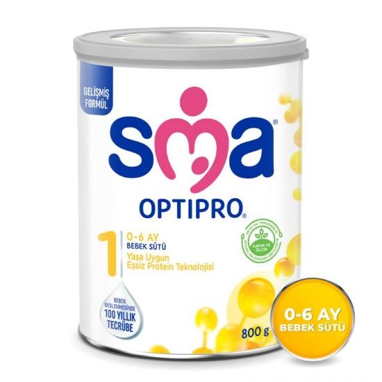 CLZ193 SMA Optipro Probiyotik 1 Bebek Devam Sütü 0-6 Ay 800gr